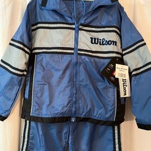 Wilson wind suit jacket sweats size 8